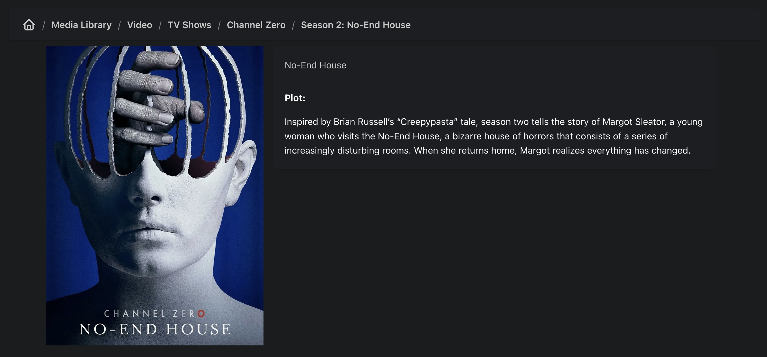 Example of season view